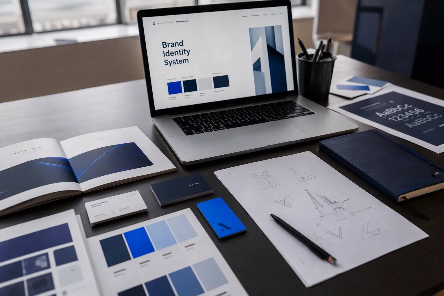 Swayphics brand identity design